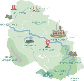 Wye Valley Map