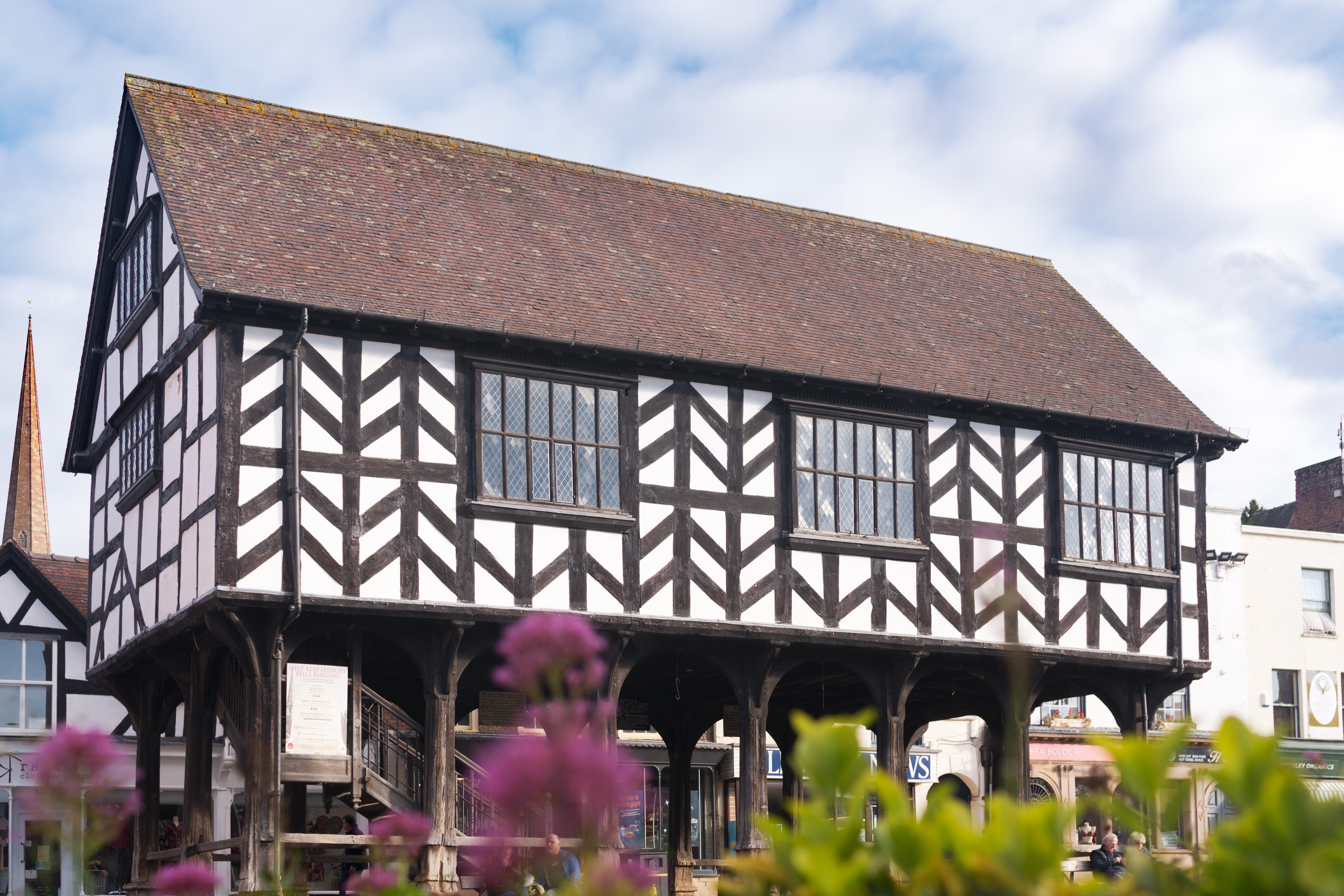 Ledbury's black and white Market House