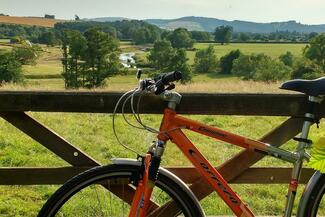 Bicycle in countryside