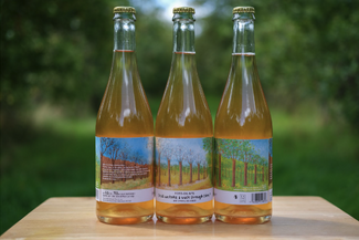 Bottles of cider