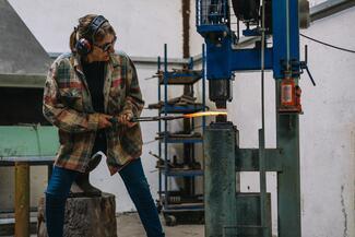 Blacksmith at work