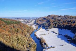 Symonds Yat Winter Scene