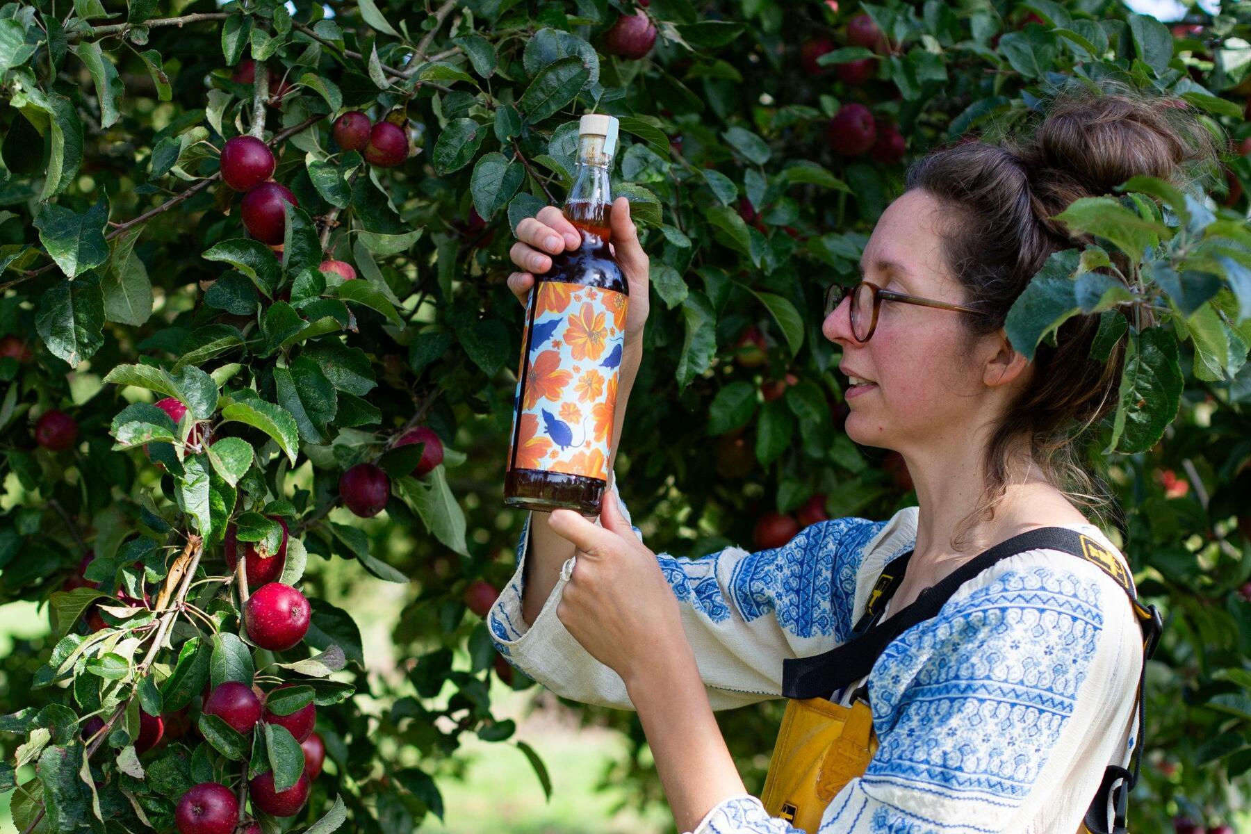 All of our bottle artwork is done inhouse by cider maker Lydia