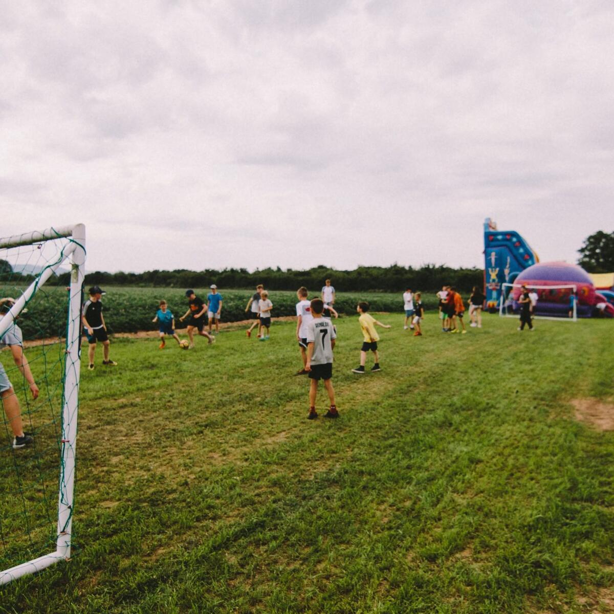 Kids Playing football