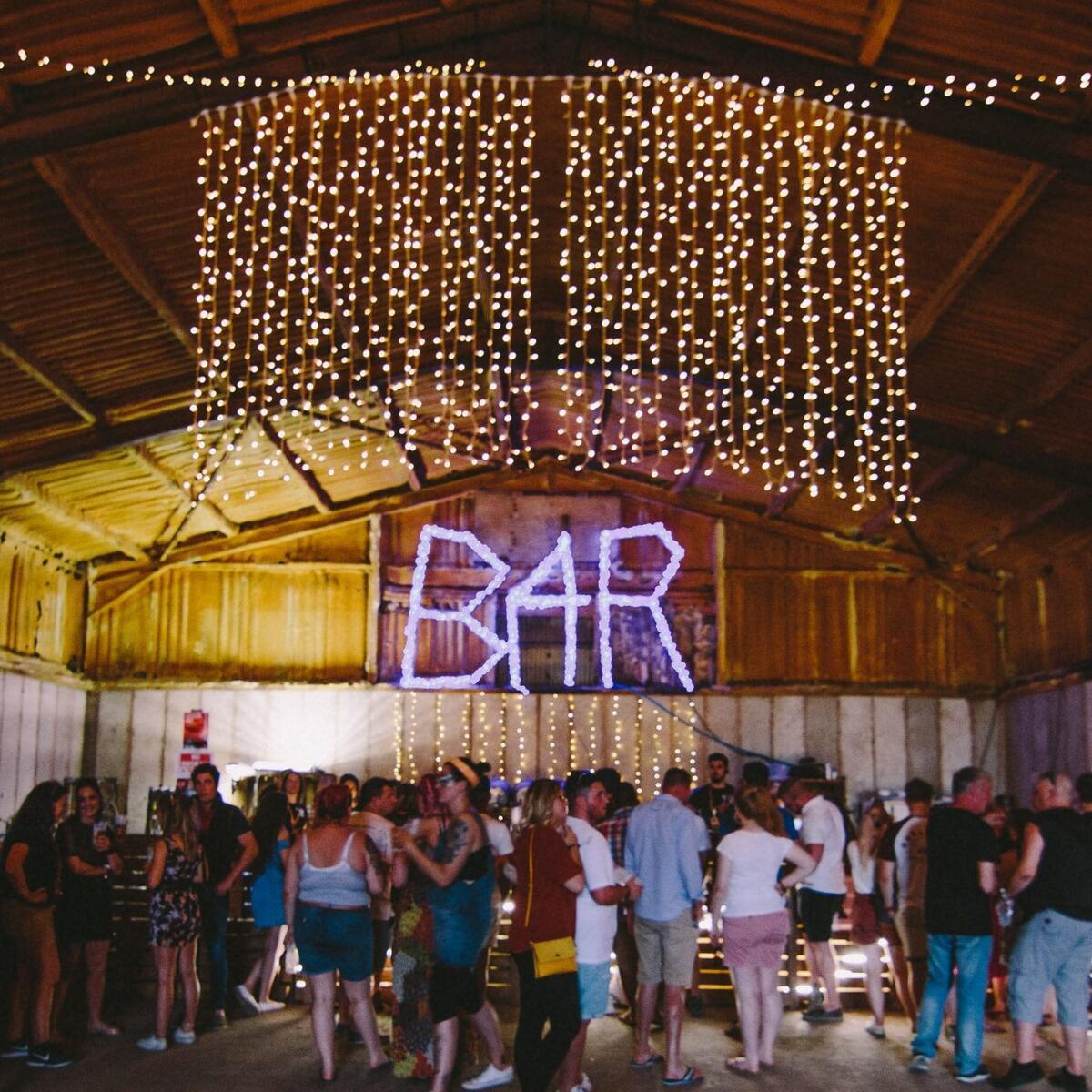 The barn in the evening