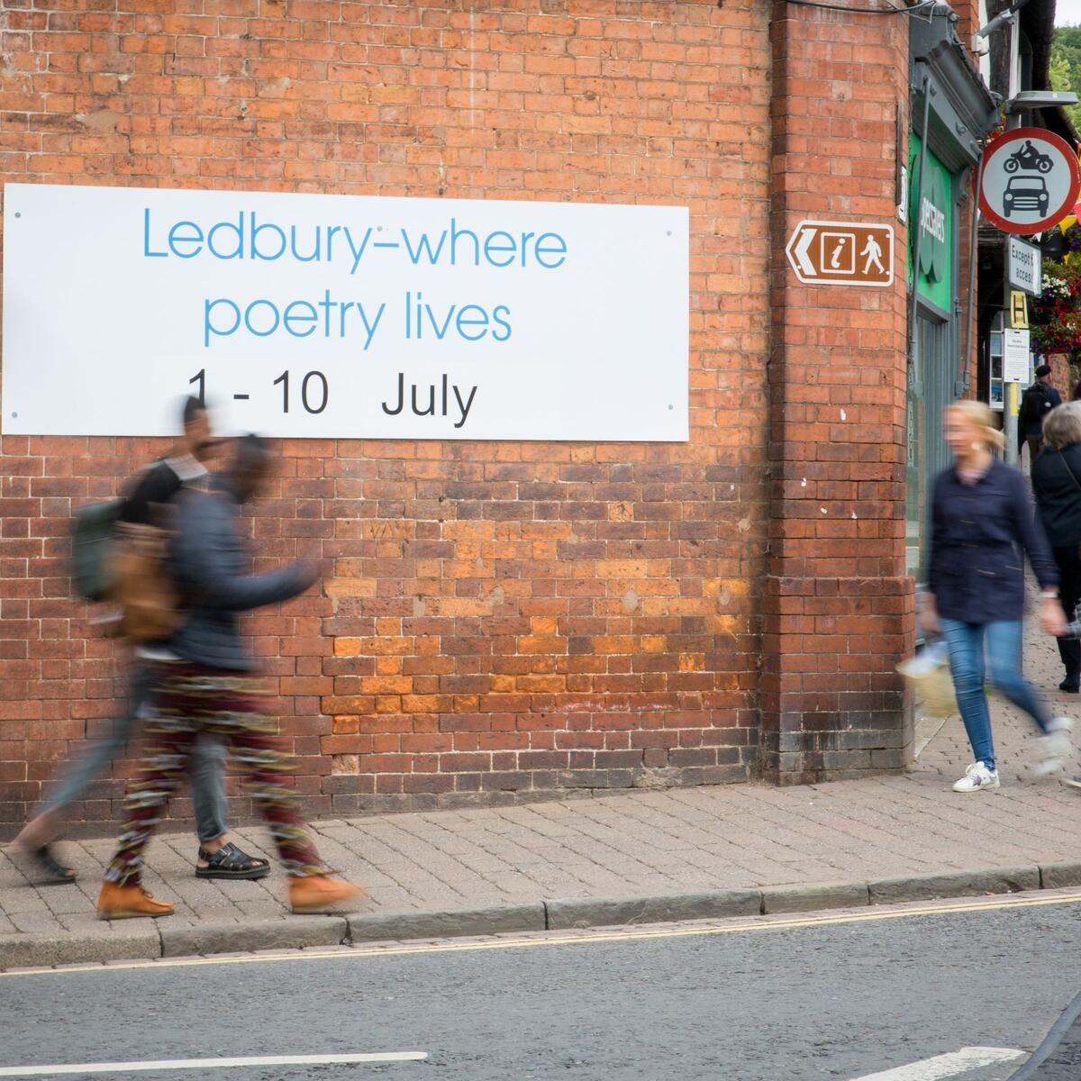 Ledbury Poetry Sign