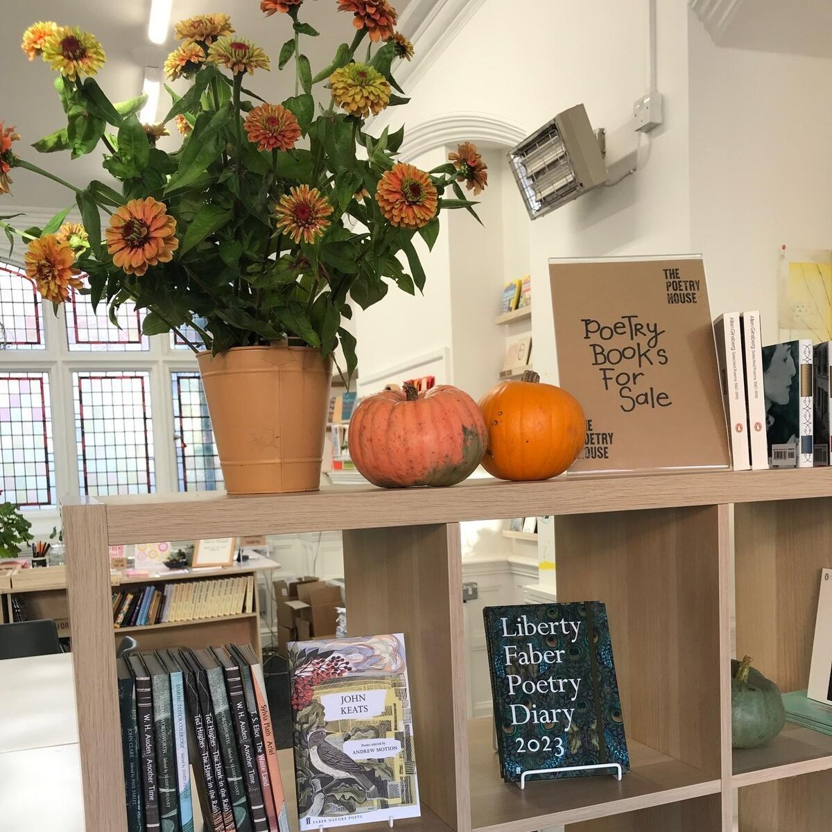 Pumpkin in the Ledbury Poetry House