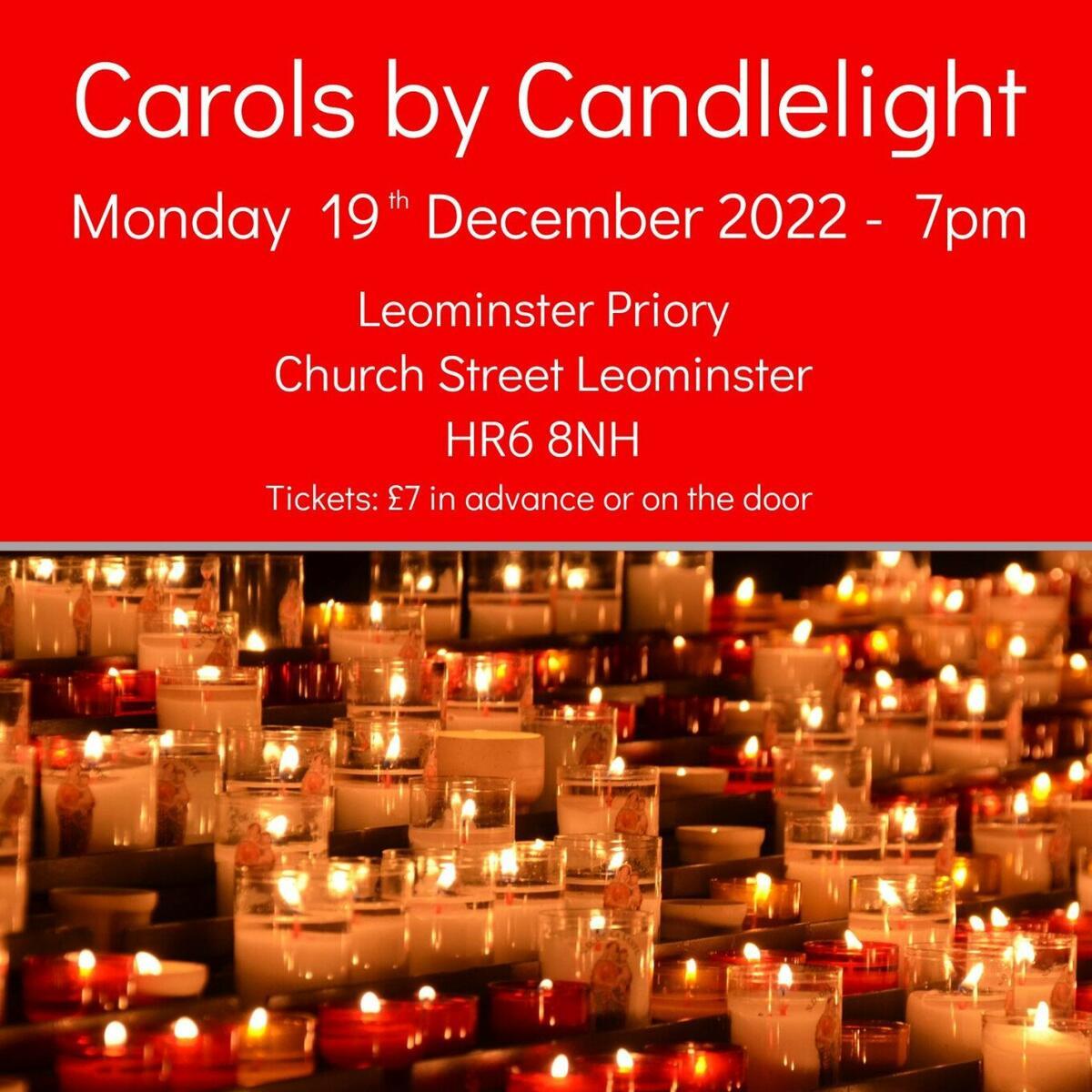 Carols By Candlelight Leominster Priory Church Visit Herefordshire