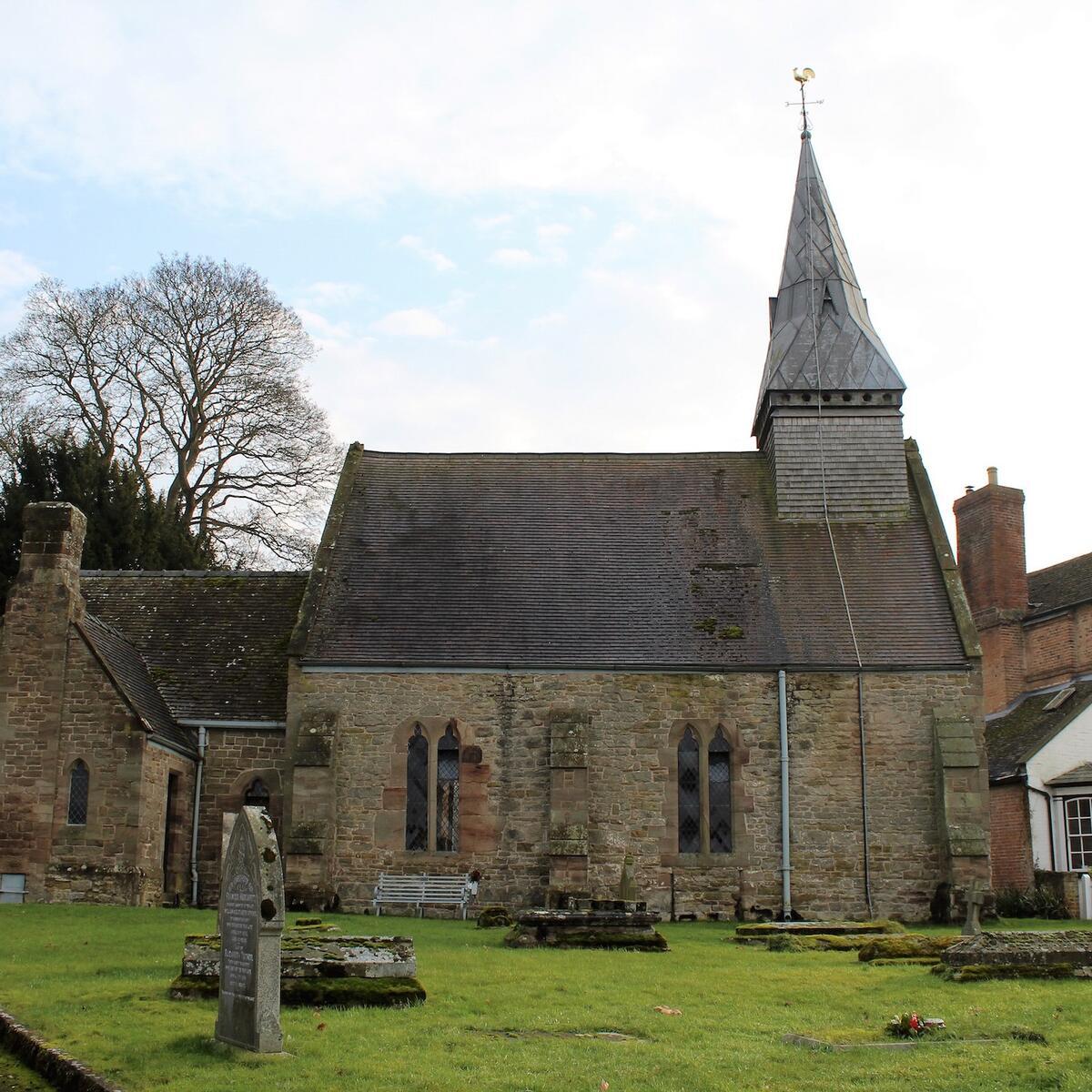 Dormington Church view from the road