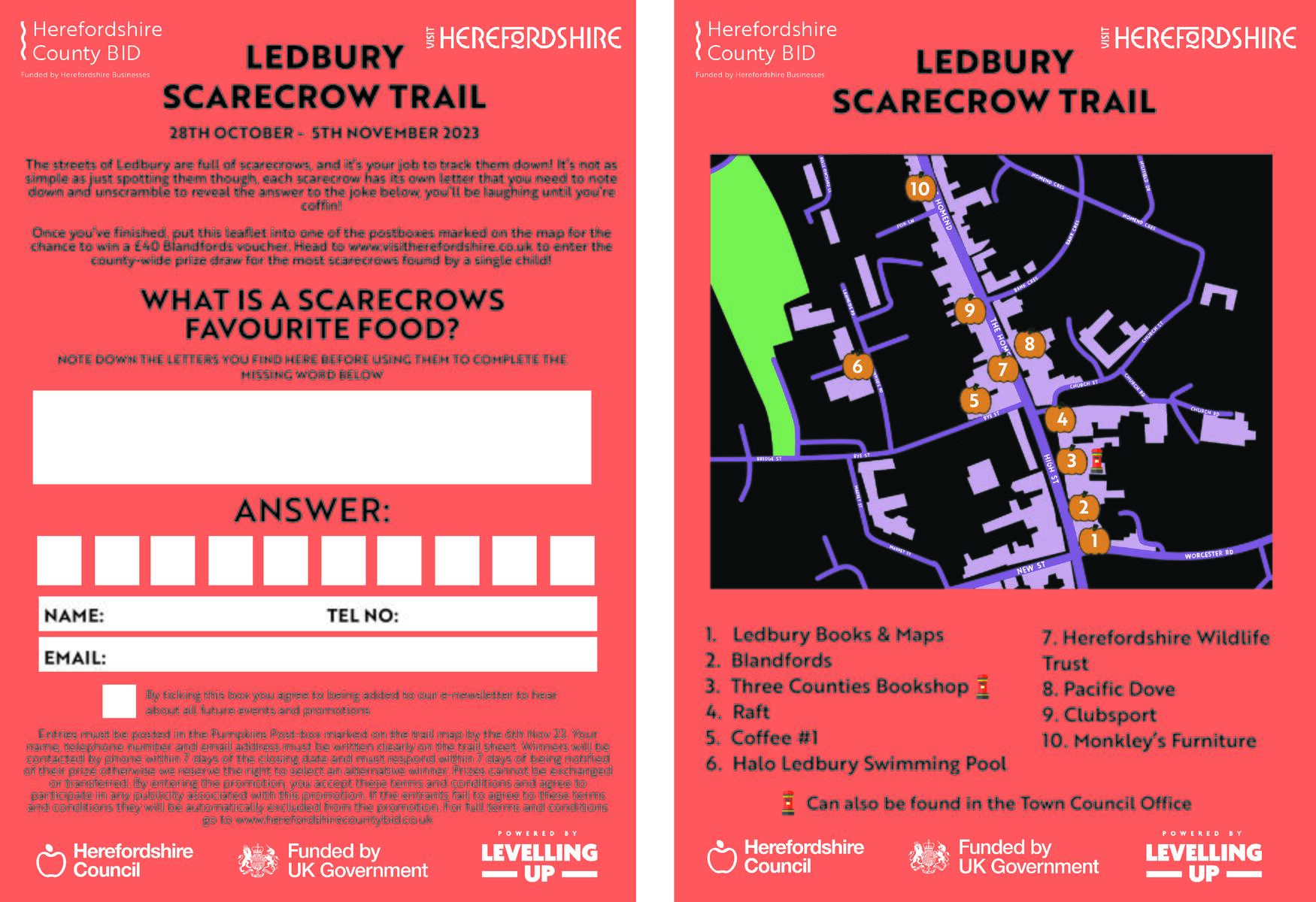 Halloween Leaflet