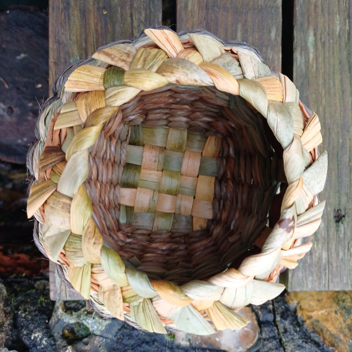 Woven willow basket