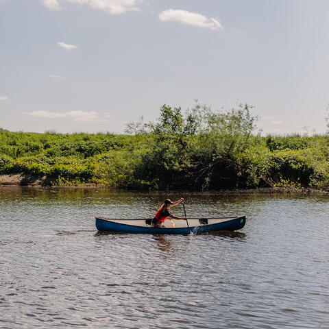 Canoeing River Wye