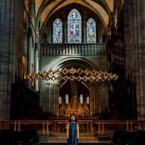 Inside Hereford Cathedral