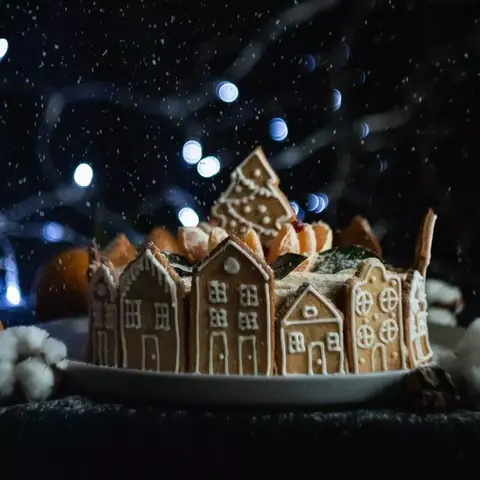 Gingerbread town