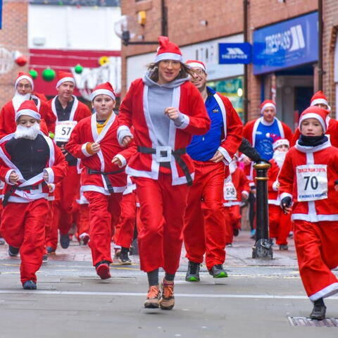 Santa run Hereford