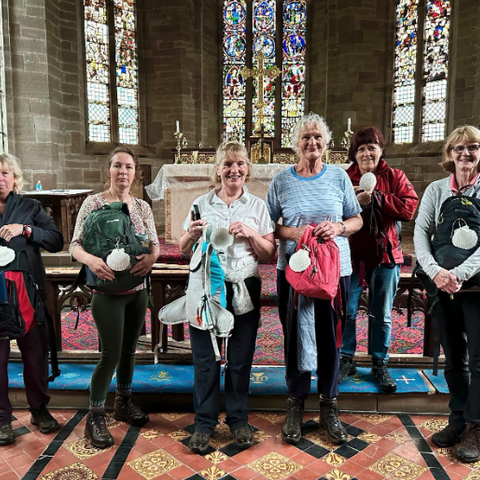 Visiting Madley Church