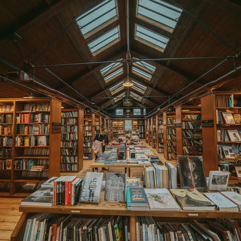 Bookshop interior