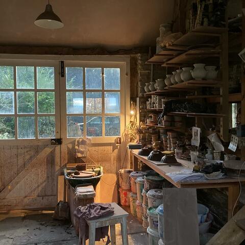 Pottery Studio interior