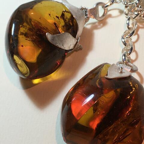 Amber & Silver jewelry