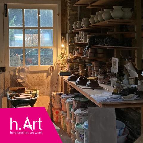 Pottery studio interior