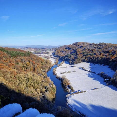 Symonds Yat Winter Scene