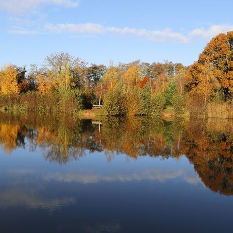 Woodside Lodges Autumnal Lake