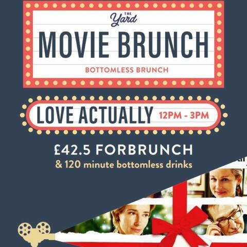 The Yard Movie and Bottomless Brunch with Love Actually poster