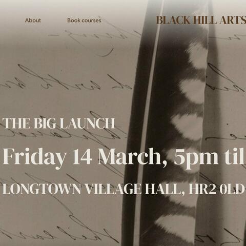 Black Hill Arts Event poster