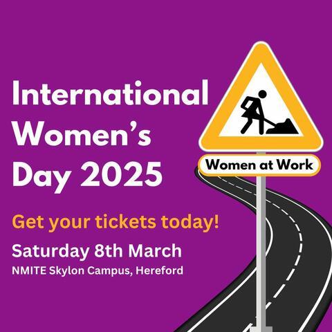 International Women's Day event poster 