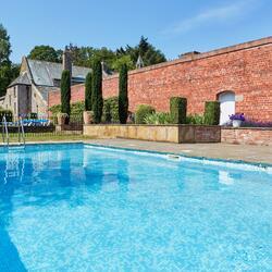 Heated outdoor pool