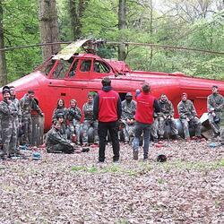 Group of painballers at Oaker Wood