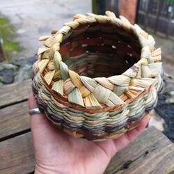 Woven willow basket